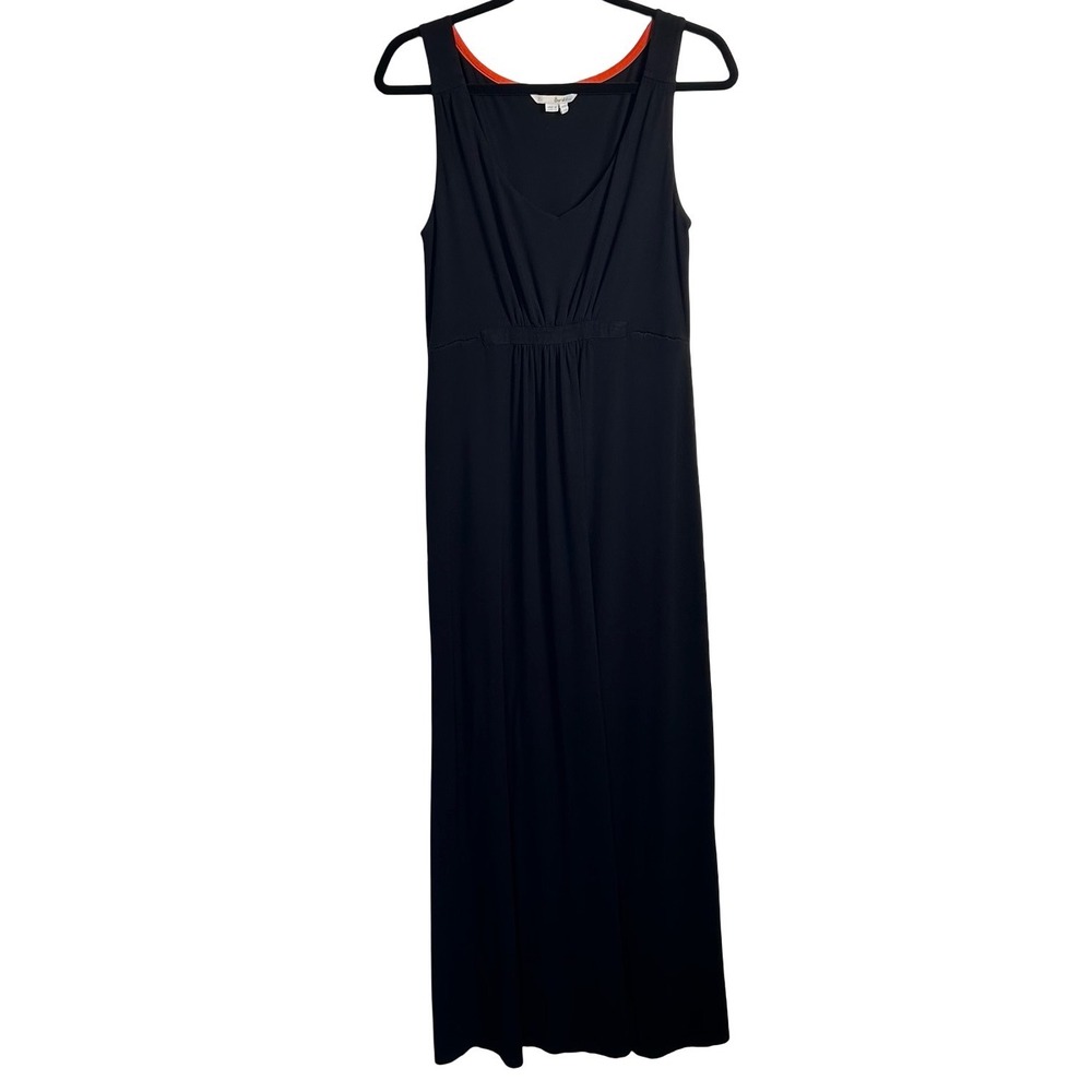 Boden Jersey Sleeveless Empire Waist V-Neck Maxi Dress US Size 10R Minimalist